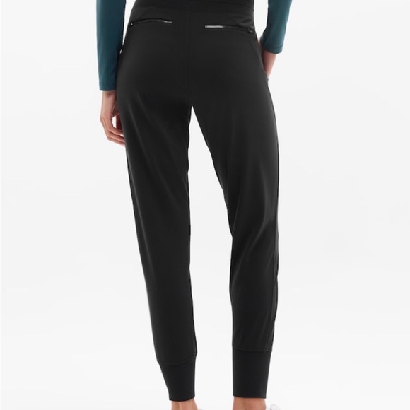 Athleta Women's Black Venice Moto Pants - Picture 2 of 5